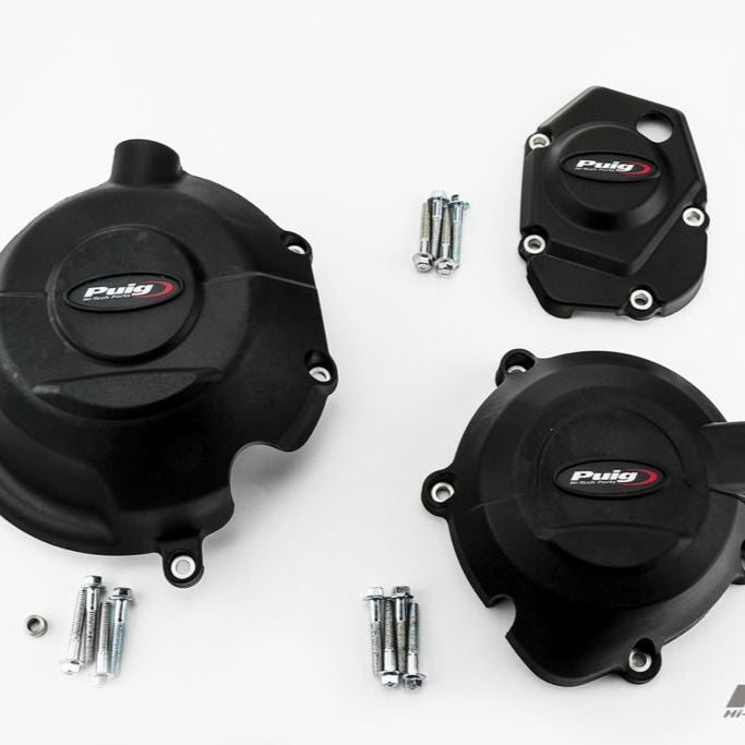 Engine cover set 3-delig Puig Kawasaki Z900 '17- / Z900SE '22-