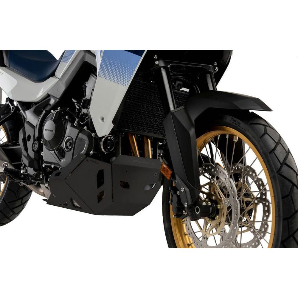 Carterplaat zwart aluminium Puig Honda XL750 Transalp '23-