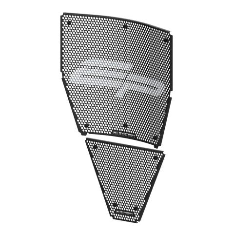 Radiator cover set zwart RACE Evotech Performance Ducati Streetfighter V4 '20-
