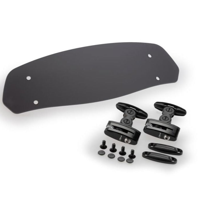 Opzetruit donker getint model Clip-On Puig (klemmen) 325x102mm