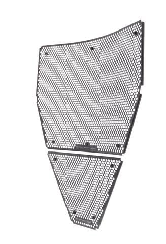 Radiator cover set zwart Evotech Performance Ducati Streetfighter V4 '20-