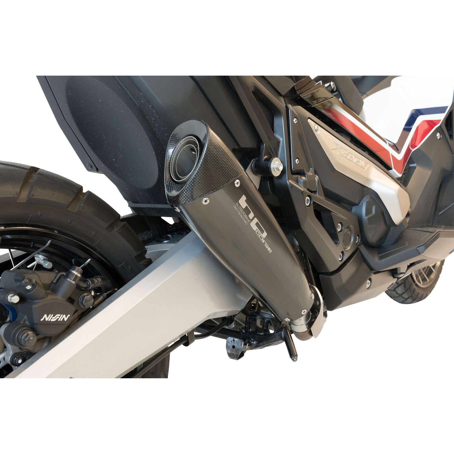 HPCORSE EVOXTREME UITLAAT SLIP-ON INOX BLACK SATIN RACING FOR HONDA XADV 750 2017>