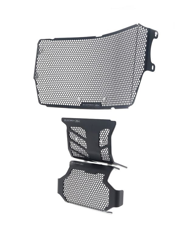 Radiator/oliekoeler/engine guard cover set zwart Evotech Performance Ducati Hypermotard 950/SP '19-