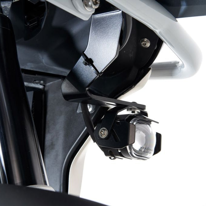 MicroFlooter LED auxiliary headlight BMW R1250GS '18- black Wunderlich