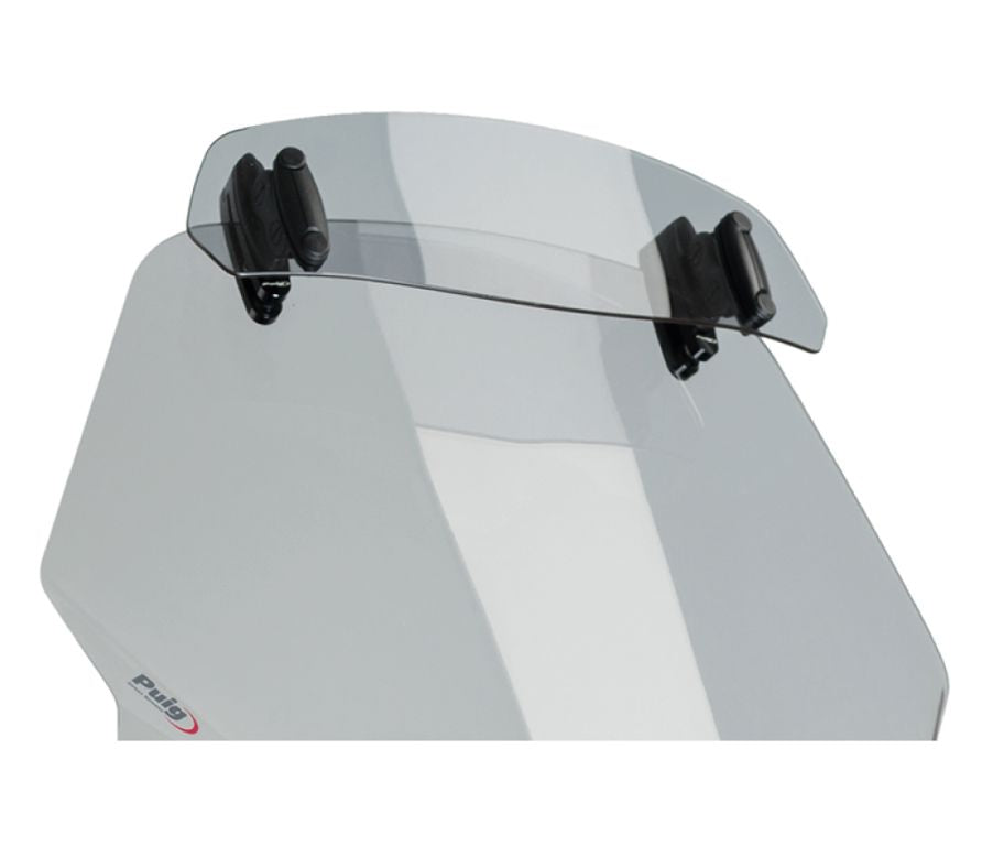 Opzetruit donker getint model Clip-On Puig (klemmen) 325x102mm