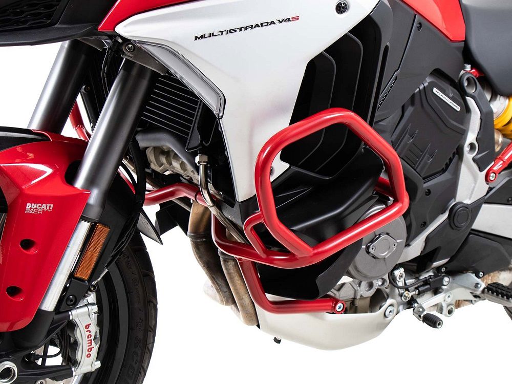 Valbeugel rood Hepco&Becker voor Ducati Multistrada V4 / S / S Sport '21-