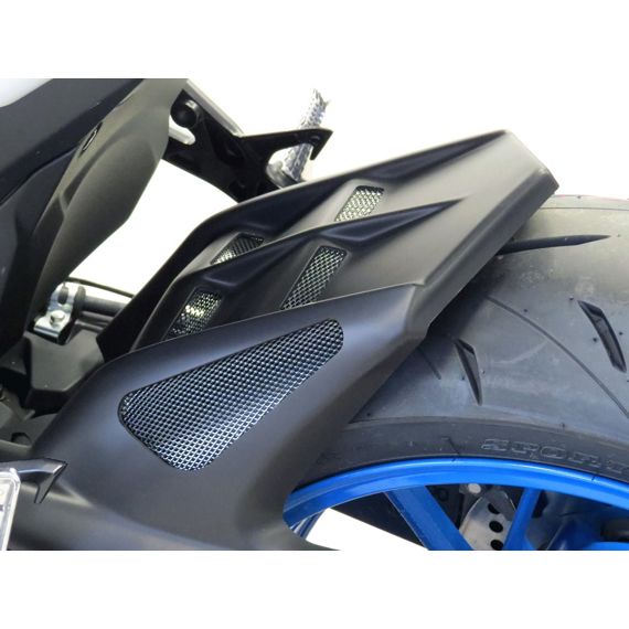 Achterspatbord sport-line mat zwart met zilver gaas Suzuki GSX-8S '23-