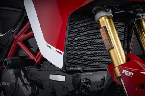 Radiatorcover zwart Evotech Performance Ducati Multistrada V2 '22-