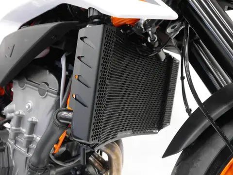 Radiatorcover zwart Evotech Performance KTM 790 Duke '18-22