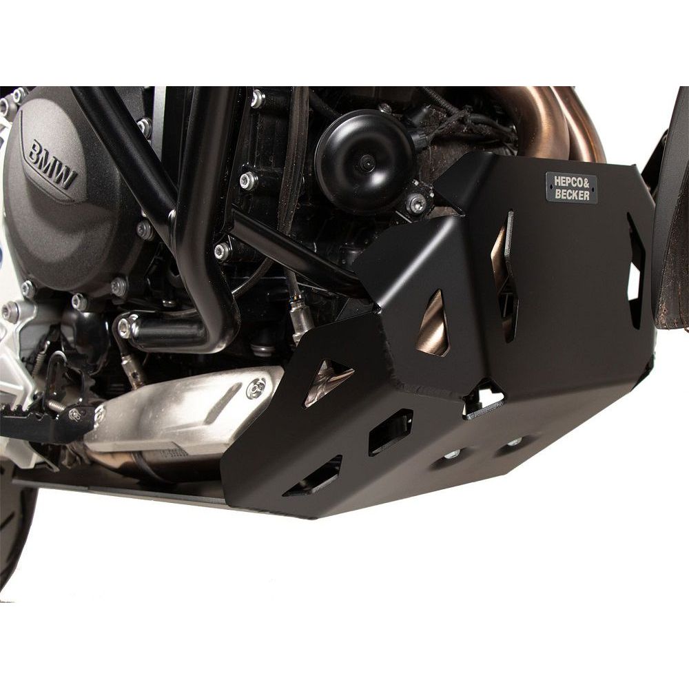 Plaque de carter moteur aluminium noir Hepco&Becker BMW F800GS '24-