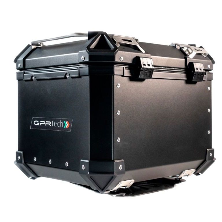 Topkoffer ALPI-TECH 35L zwart met universele bevestigingsplaat