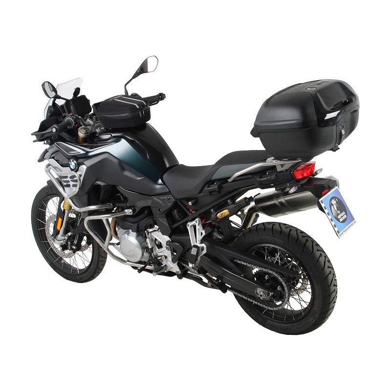 Support supérieur noir Alurack Hepco&Becker BMW F800GS '24- (pour support d'origine en acier inoxydable)