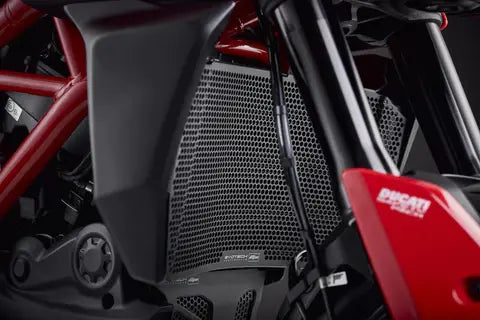 Radiator/oliekoeler/engine guard cover set zwart Evotech Performance Ducati Hypermotard 950/SP '19-