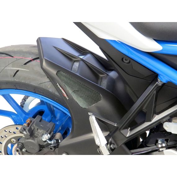 Achterspatbord sport-line mat zwart met zilver gaas Suzuki GSX-8S '23-