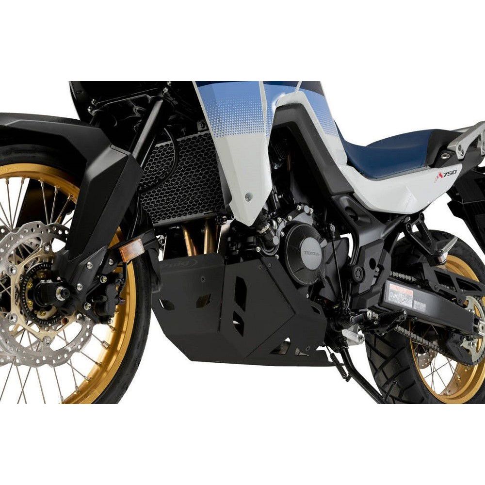 Carterplaat zwart aluminium Puig Honda XL750 Transalp '23-