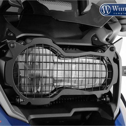 Foldable headlight protector clear protect BMW R1200GS LC '17-- black Wunderlich