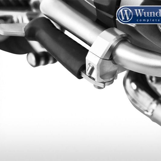 Crash bar foot rests - silver diverse BMW modellen Wunderlich