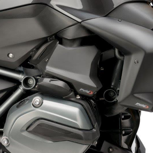 Injector cover panels Puig (set) zwart BMW R1200GS '13- / R1250GS '18-