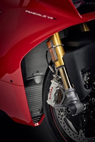 Radiator cover set zwart Evotech Performance Ducati Streetfighter V4 '20-