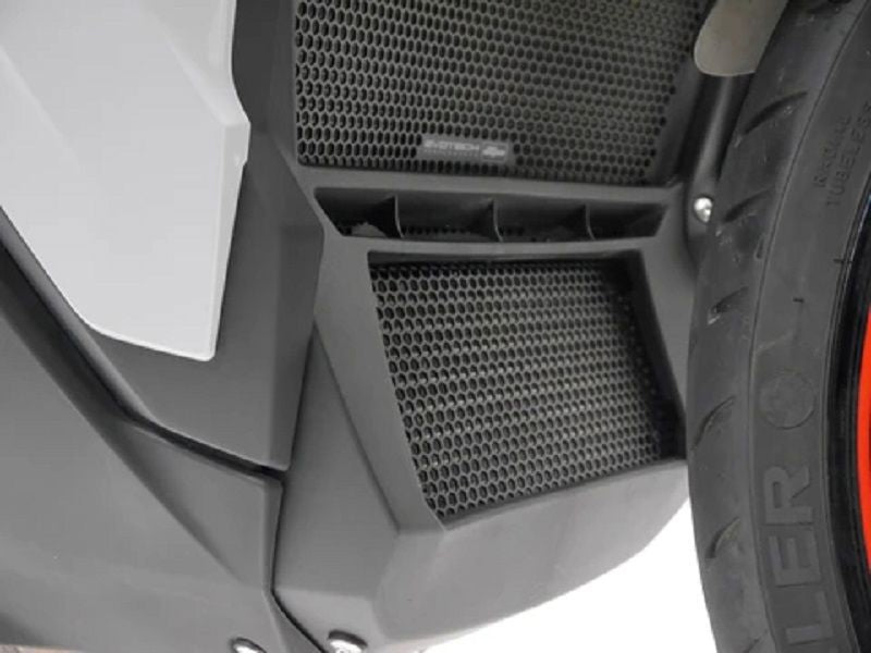 Radiator/oliekoeler cover set zwart Evotech Performance BMW S1000XR '20-23