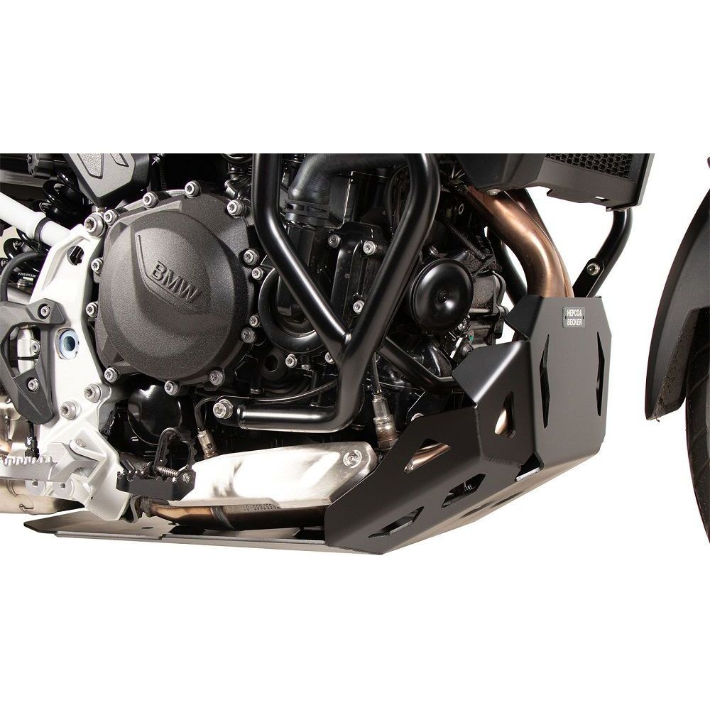 Plaque de carter moteur aluminium noir Hepco&Becker BMW F800GS '24-