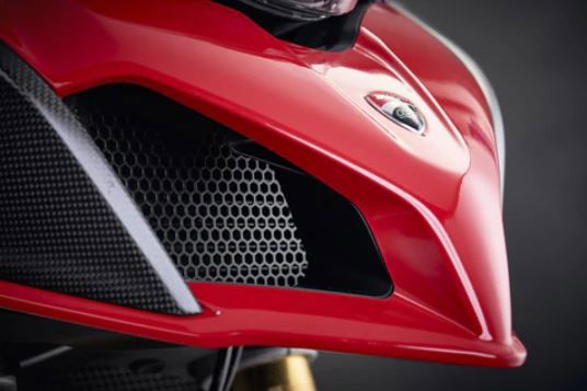 Radiator/oliekoeler cover set zwart Evotech Performance Ducati Multistrada V2 '22-