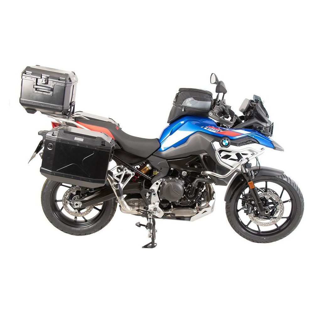 Support supérieur noir Alurack Hepco&Becker BMW F800GS '24- (pour support d'origine en acier inoxydable)
