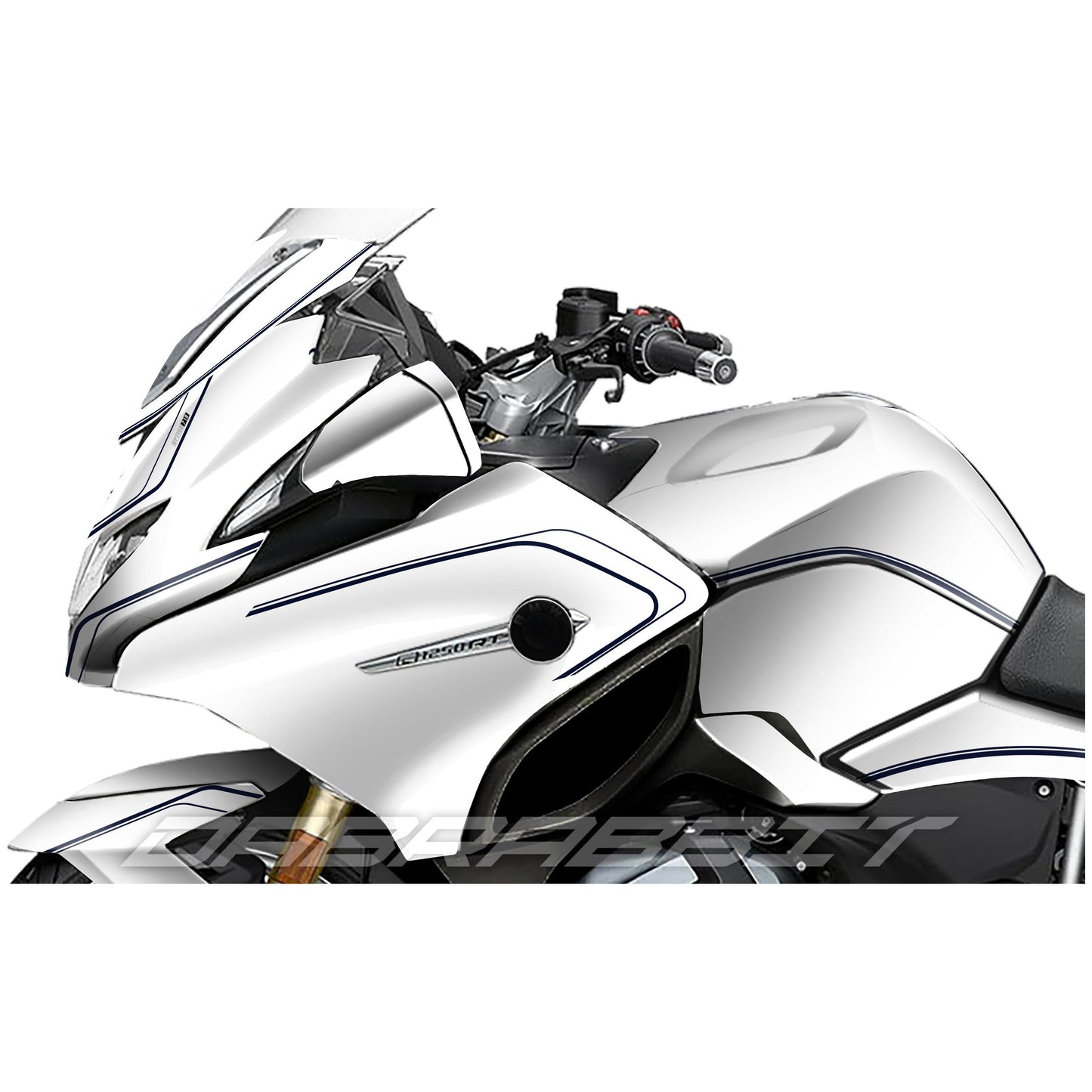 BMW R 1200/1250 RT stickerset wit Z