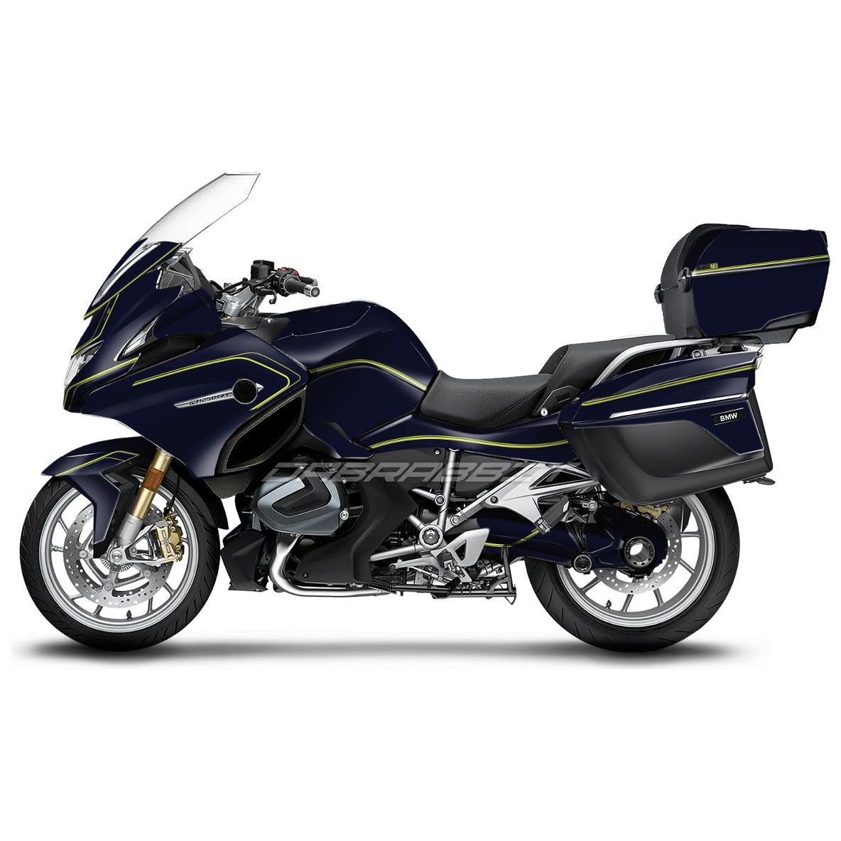 BMW R 1200/1250 RT stickerset Blueyellow