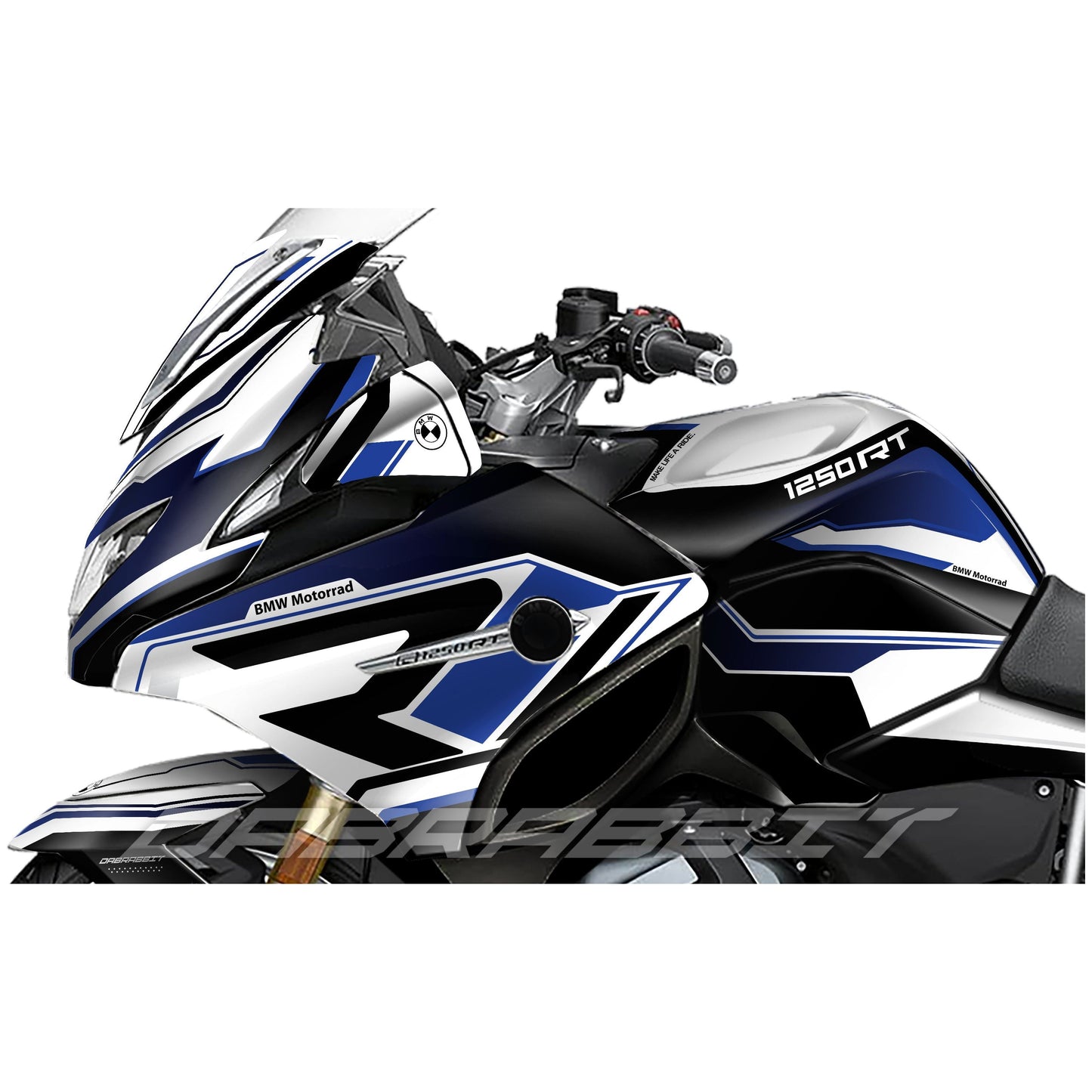 BMW R 1200/1250 RT stickerset pack blue W