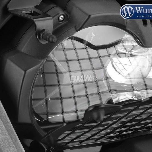 Foldable headlight protector clear protect BMW R1200GS LC '17-- black Wunderlich