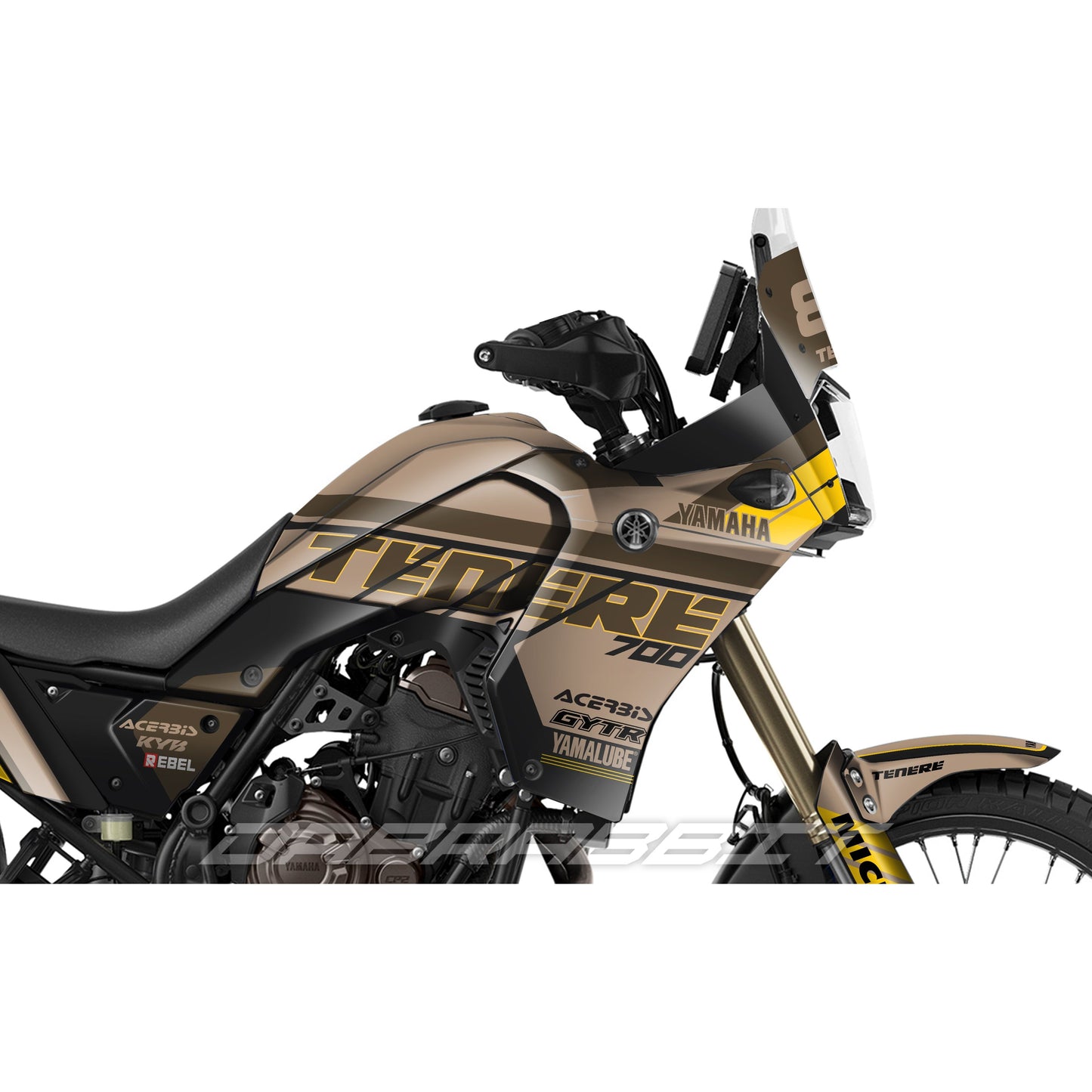 YAMAHA TENERE 700 / T7 stickerset (SD-D)