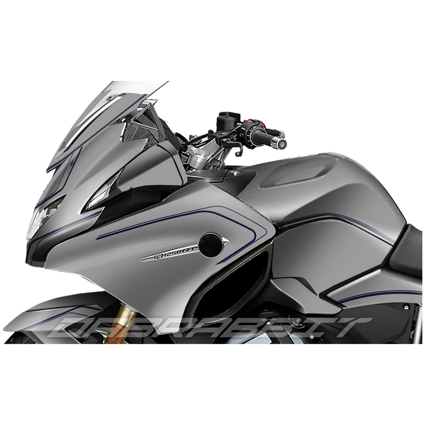 BMW R 1200/1250 RT stickerset grey