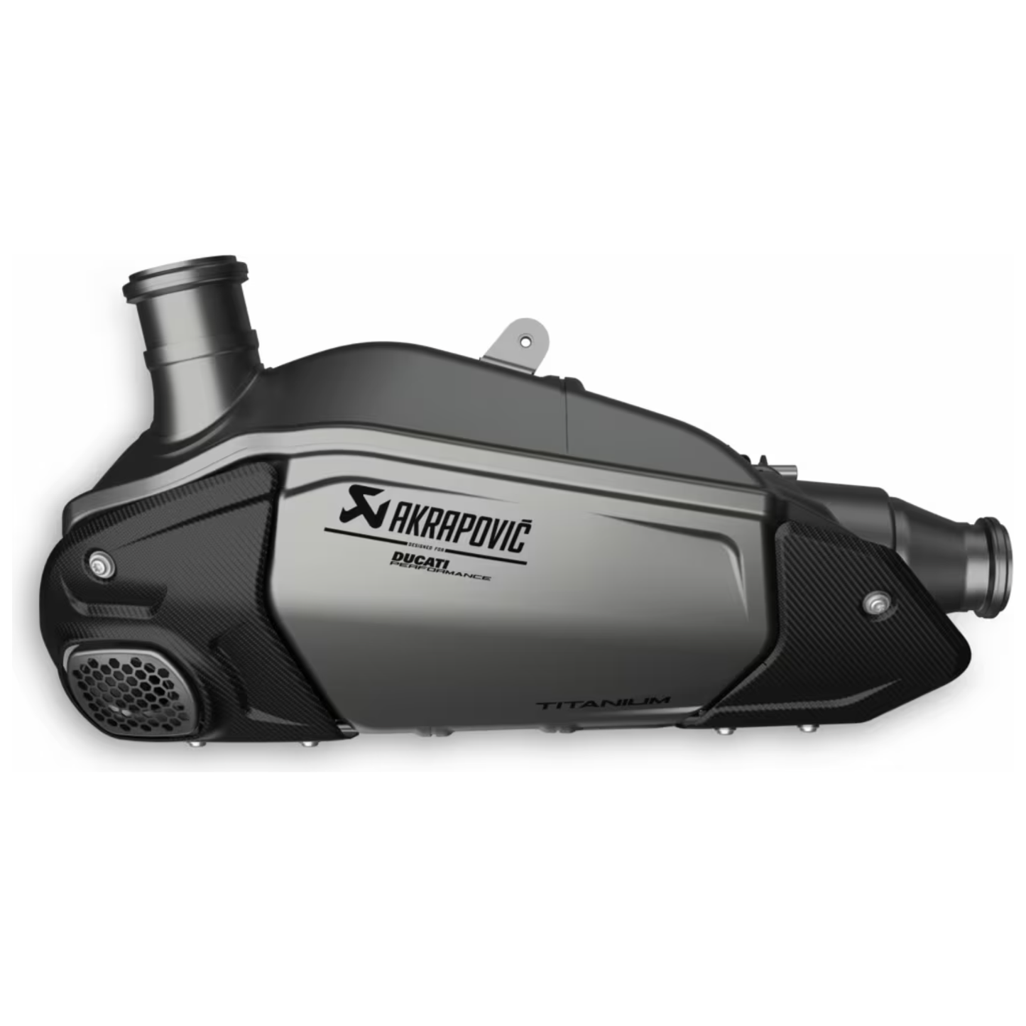 POT D'ECHAPPEMENT AKRAPOVIC TITANE SLIP-ON DUCATI PANIGALE V4/V4S 2025