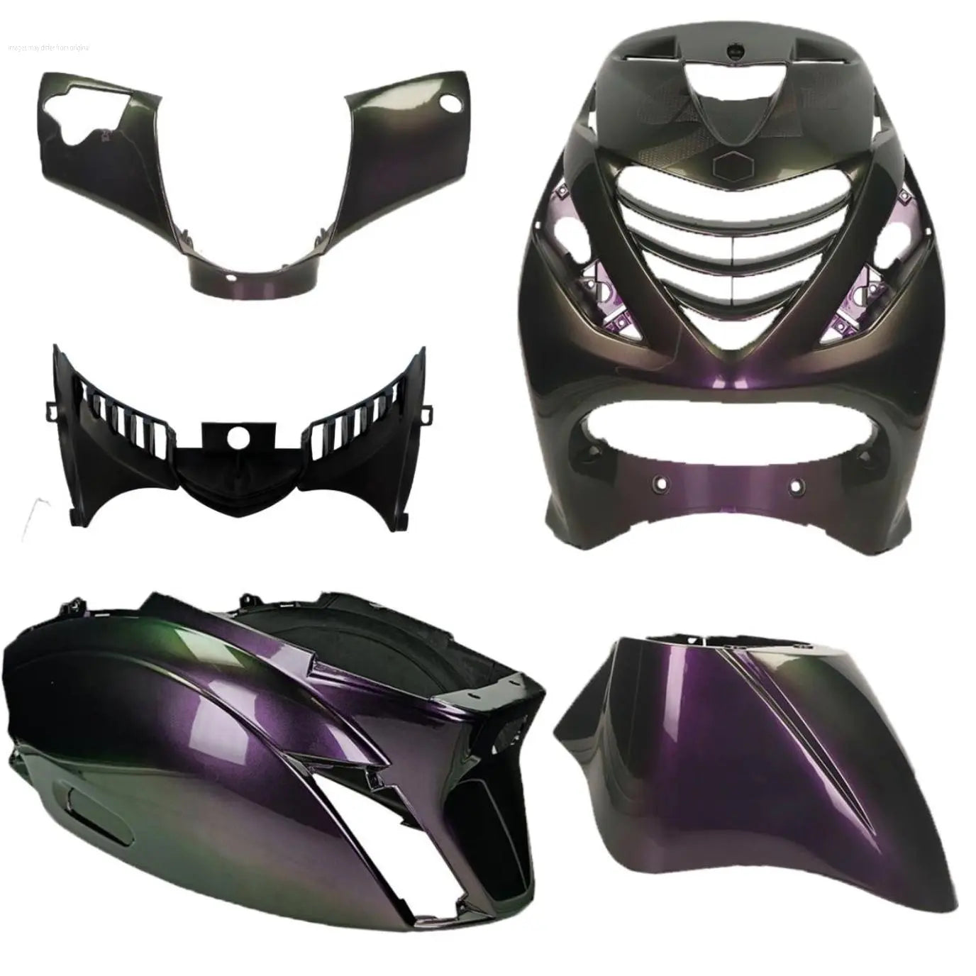 Kappenset High Gloss Dragon Cameleon | Piaggio ZIP 2000/SP Modellen