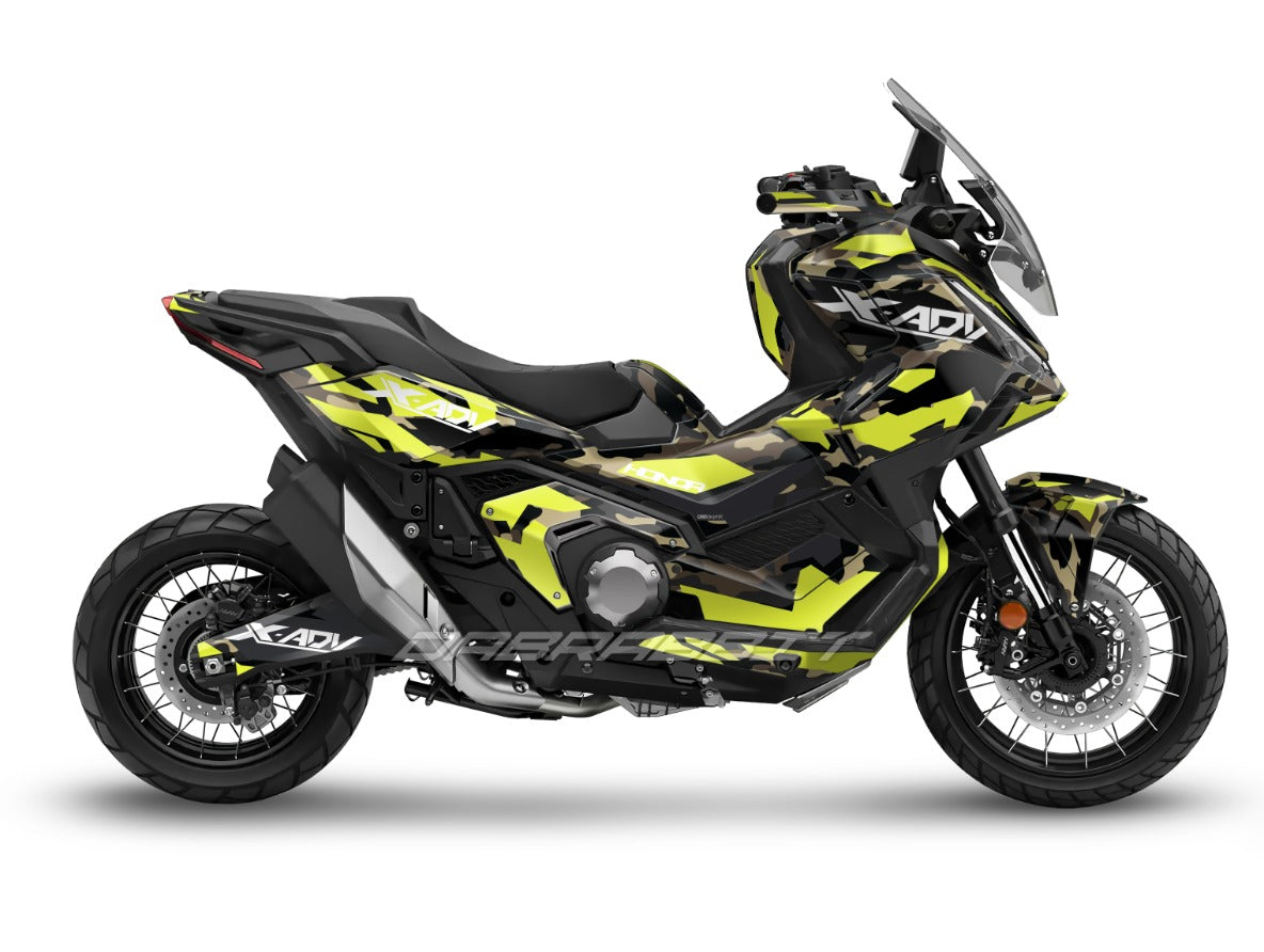 X-ADV 750 (2025~) Full Graphic Kit – AF-CM Carbon Matte Edition