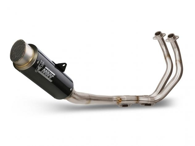 MIVV COMPLETE EXHAUST SYSTEM 2x1 CARBON GP PRO YAMAHA MT-07 / FZ-07 2021-2024