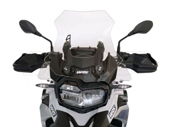 PAIR DEFLECTORS WRS TRANSPARENT BMW F 750 GS / F 850 GS 2018-2023 (NO ADVENTURE)