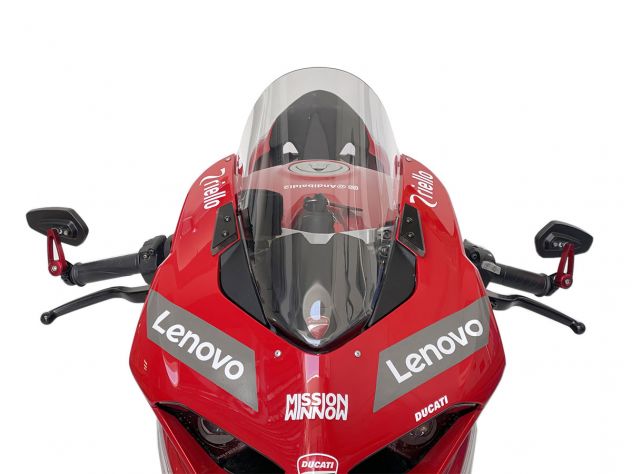 RACE HIGH WINDSCREEN WRS TRASPARENT +45MM DUCATI PANIGALE V4 / S 2018-2019
