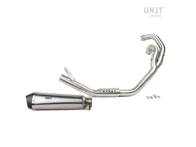 UNIT GARAGE LOW EXHAUST TRIUMPH SCRAMBLER 1200 XC / XE 2019-2024