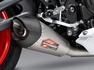 COMPLETE EXHAUST 2x1 MIVV DELTA RACE STEEL CARBON YAMAHA MT-07 2014-2020