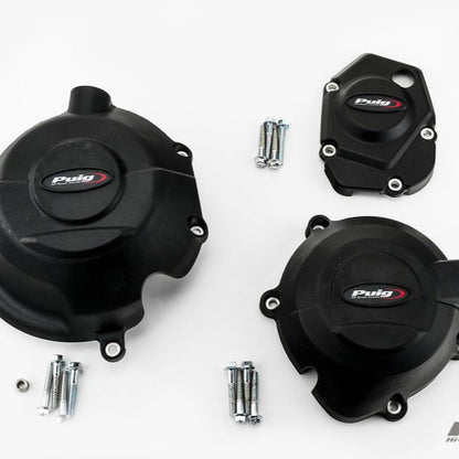 Engine cover set 3-delig Puig Kawasaki Z900 '17- / Z900SE '22-