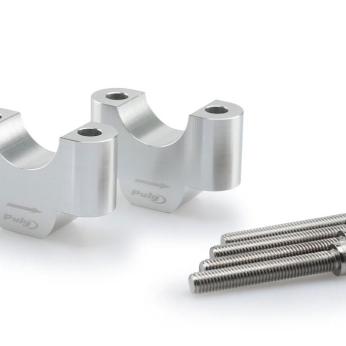 Stuurverhogers 30mm zilver Puig BMW R1200GS / R1250GS / Adventure