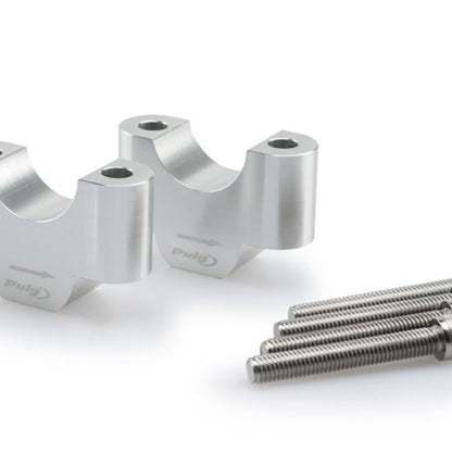 Stuurverhogers 30mm zilver Puig BMW R1200GS / R1250GS / Adventure