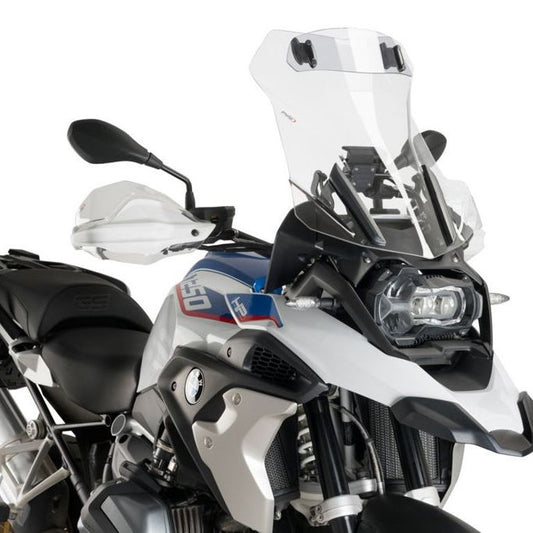 Vervangingsruit touring met opzetruitje transparant Puig BMW R1200/1250GS / ADV '13-23