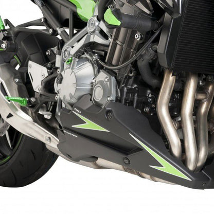 Motorspoiler mat zwart Puig Kawasaki Z900 '17-