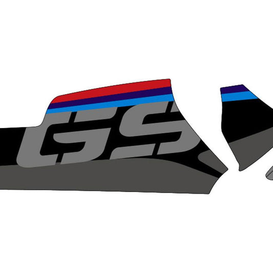 Cardan protection sticker Uniracing BMW R1200GS/ADV / BMW R1250GS/ADV wit
