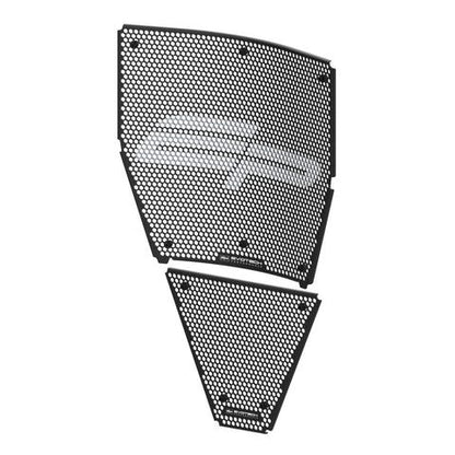 Radiator cover set zwart RACE Evotech Performance Ducati Streetfighter V4 '20-
