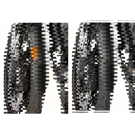 Voorspatbord verlenger zwart Puig voor divese Yamaha modellen