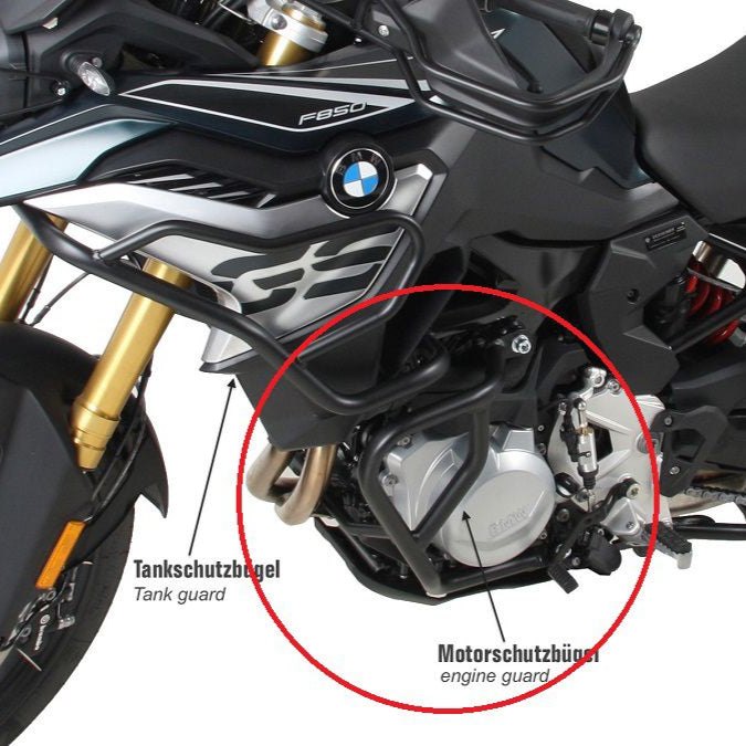 Valbeugel zwart Hepco&Becker BMW F750GS '18-23